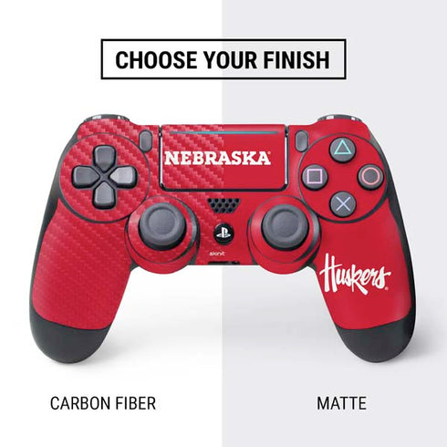 University of Nebraska Red PS4 Slim Bundle Skin