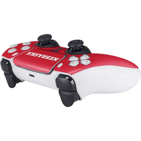 University of Nebraska Red PS5 Controller Skin