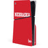University of Nebraska Red PS5 Slim Disk Console Skin
