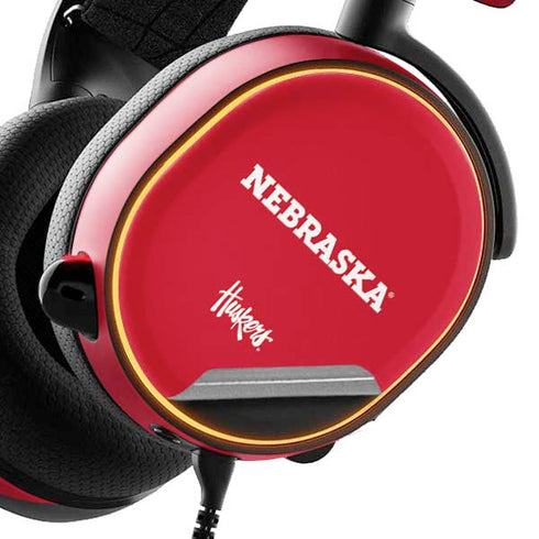 University of Nebraska Red SteelSeries Arctis 5 Skin