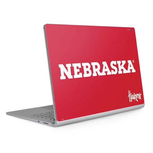 University of Nebraska Red Surface Book 2 13.5in Skin