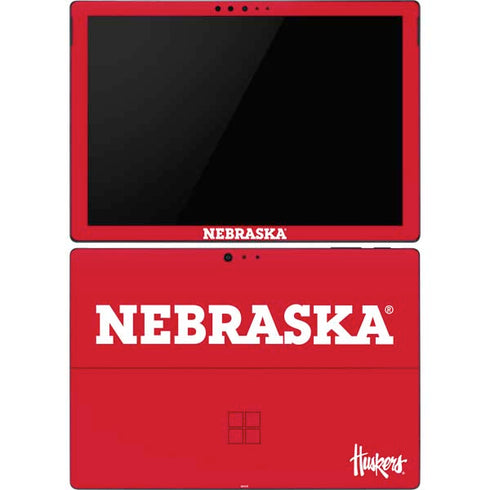 University of Nebraska Red Surface Pro 6 Skin