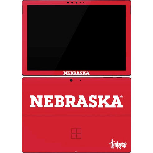 University of Nebraska Red Surface Pro 7 Skin