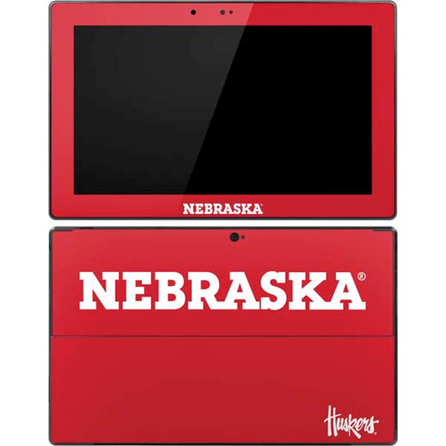University of Nebraska Red Surface Pro Tablet Skin