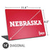 University of Nebraska Red Universal Laptop 14in (11.4 x 8.2in) Skin