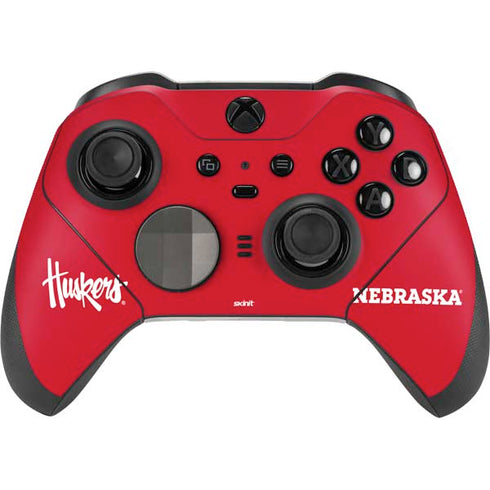 University of Nebraska Red Xbox Elite Wireless Controller Series 2 Skin