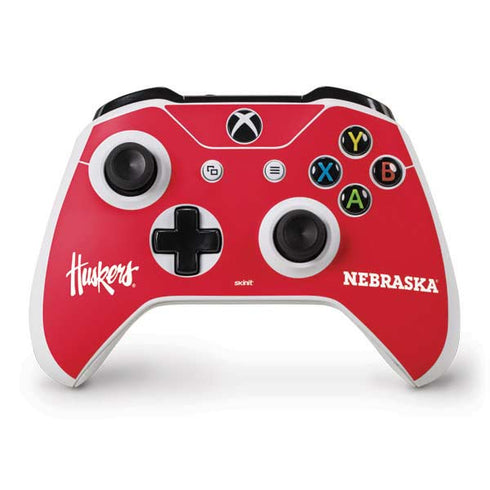 University of Nebraska Red Xbox One S Controller Skin