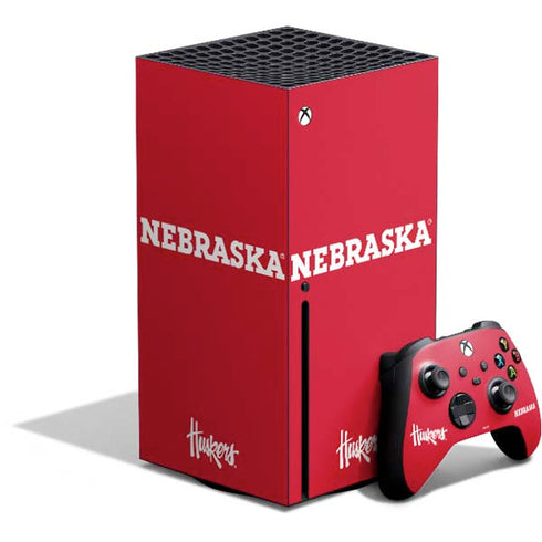 University of Nebraska Red Xbox Series X Bundle Skin