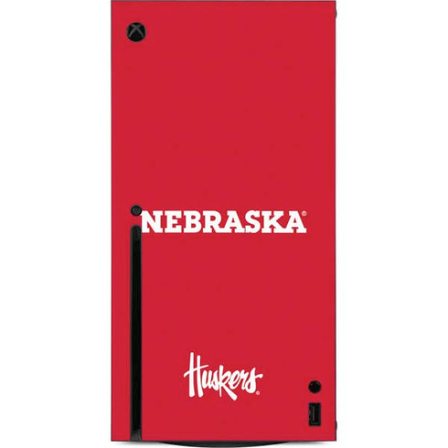 University of Nebraska Red Xbox Series X Console Skin