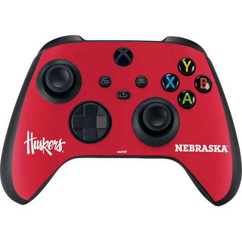 University of Nebraska Red Xbox Series X Controller Skin