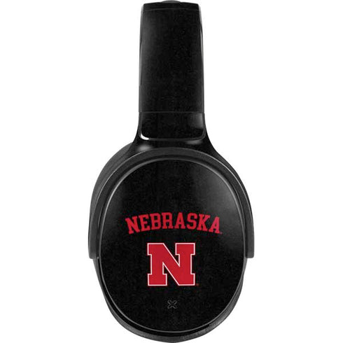 University of Nebraska Collegiate Text Black Skullcandy Venue Skin