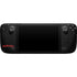 University of Nebraska Collegiate Text Black Steam Deck Handheld Gaming Computer Skin
