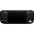 University of Nebraska Collegiate Text Black Steam Deck Handheld Gaming Computer Skin