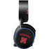 University of Nebraska Collegiate Text Black SteelSeries Arctis 3 Skin