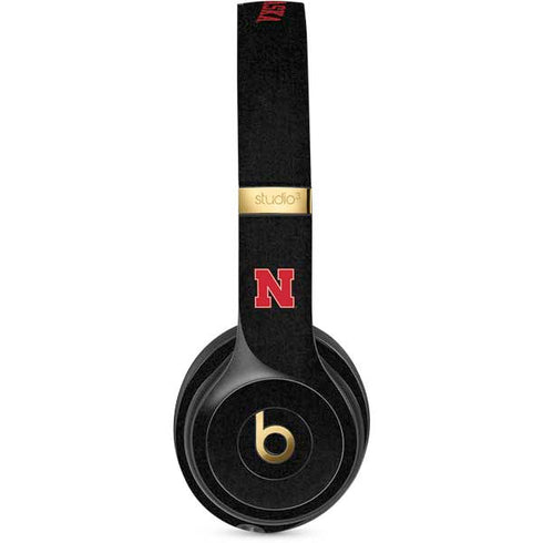 University of Nebraska Collegiate Text Black Studio Wireless 3 Skin
