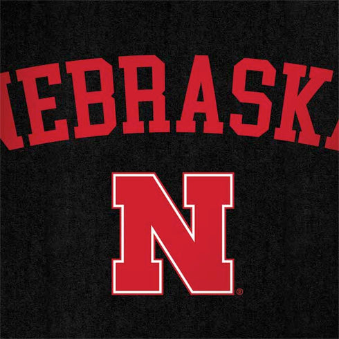 University of Nebraska Collegiate Text Black Surface Book 2 13.5in Skin