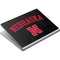 University of Nebraska Collegiate Text Black Surface Book Skin