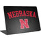University of Nebraska Collegiate Text Black Surface Laptop 4 15in Skin