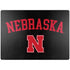 University of Nebraska Collegiate Text Black Surface Laptop 4 15in Skin
