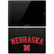 University of Nebraska Collegiate Text Black Surface Pro 3 Skin