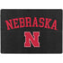 University of Nebraska Collegiate Text Black Surface Pro 8 Skin