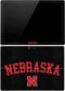 University of Nebraska Collegiate Text Black Surface Pro (2017) Skin