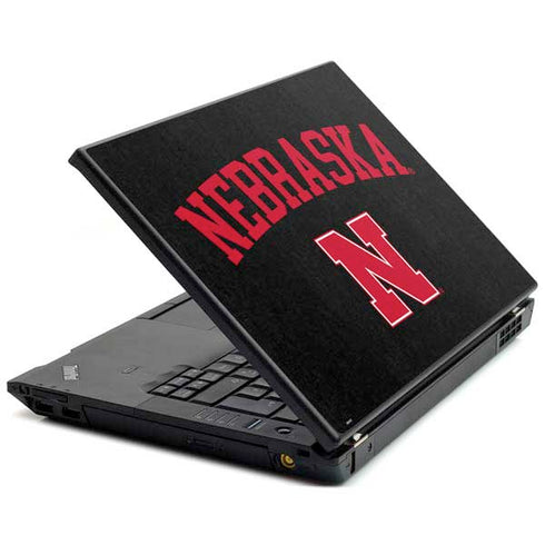 University of Nebraska Collegiate Text Black T440s Skin