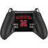University of Nebraska Collegiate Text Black Xbox Elite Wireless Controller Series 2 Skin