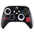 University of Nebraska Collegiate Text Black Xbox Series S Controller Skin