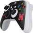 University of Nebraska Collegiate Text Black Xbox Series S Controller Skin