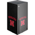 University of Nebraska Collegiate Text Black Xbox Series X Console Skin