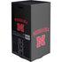 University of Nebraska Collegiate Text Black Xbox Series X Console Skin