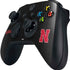 University of Nebraska Collegiate Text Black Xbox Series X Controller Skin