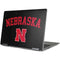University of Nebraska Collegiate Text Black Yoga 710 14in Skin