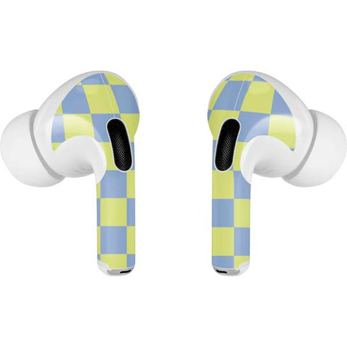 Neon Checkered AirPods Pro 2nd Gen Skin