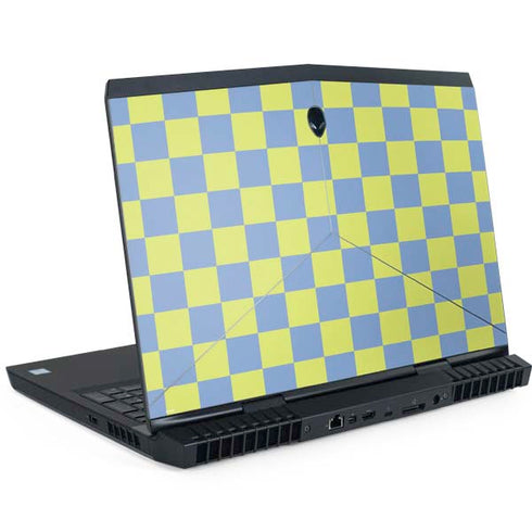 Neon Checkered Dell Alienware Skin