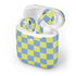 Neon Checkered Apple AirPods 2 Skin