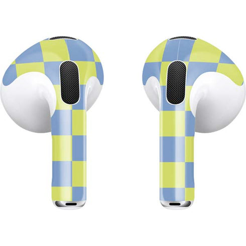 Neon Checkered Apple AirPods (3rd Gen 2021) Skin