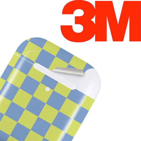 Neon Checkered Apple AirPods Skin