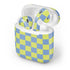 Neon Checkered Apple AirPods Skin