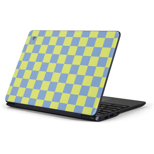 Neon Checkered Samsung Chromebook Skin