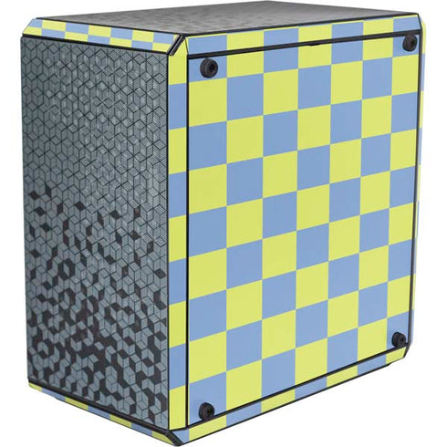 Neon Checkered Cooler Master MasterBox Q300L Mini Tower Skin