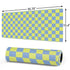 Neon Checkered Gaming Mouse Pad