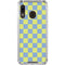 Neon Checkered Galaxy A30 Clear Case