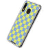 Neon Checkered Galaxy A30 Clear Case