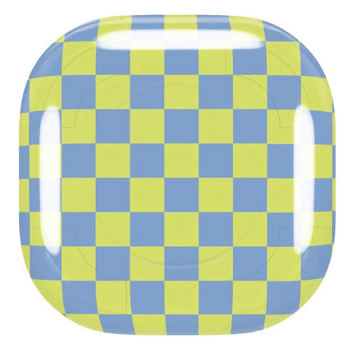 Neon Checkered Galaxy Buds Pro Skin