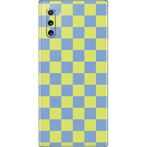 Neon Checkered Galaxy Note 10 Skin