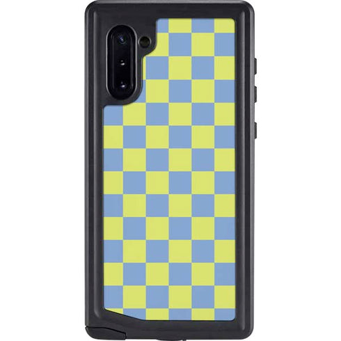 Neon Checkered Galaxy Note 10 Waterproof Case