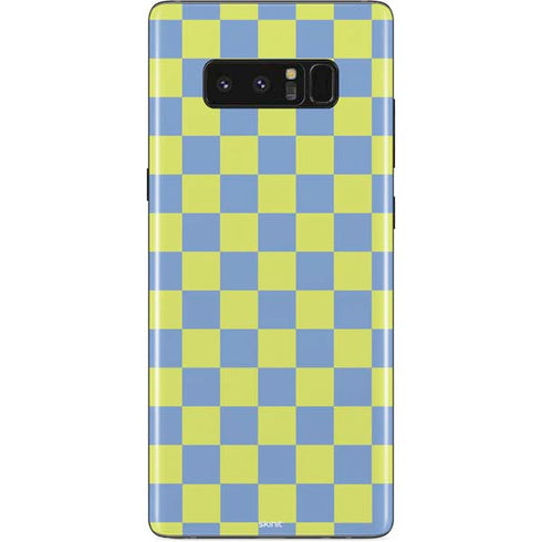 Neon Checkered Galaxy Note 8 Skin