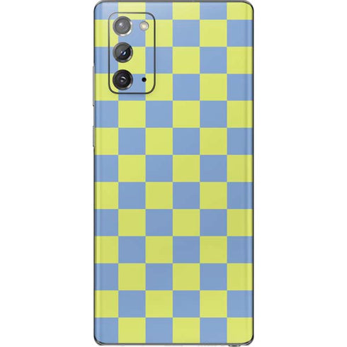 Neon Checkered Galaxy Note20 5G Skin